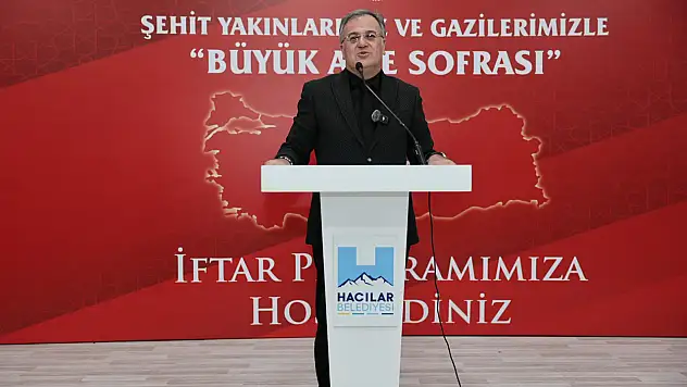 Hacılar'da Şehit Aileleri ve Gaziler İçin Anlamlı İftar Buluşması