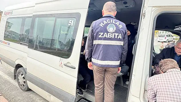 Hacılar'da servis denetimi