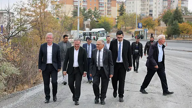 Hacılar kayseri caddesi modern görünüme kavuşuyor