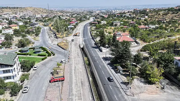Hacılar Kayseri Caddesi'nin ilk etabı trafiğe açıldı