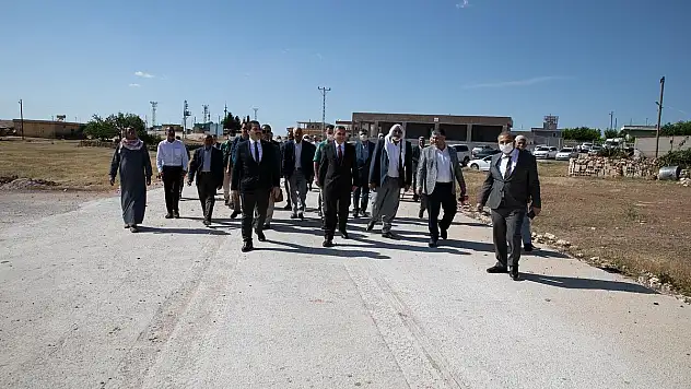 Haliliye de yol çalışmaları