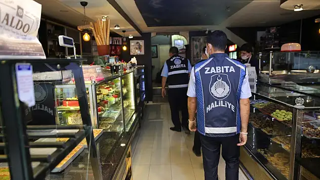 Haliliye de zabıtadan Denetim