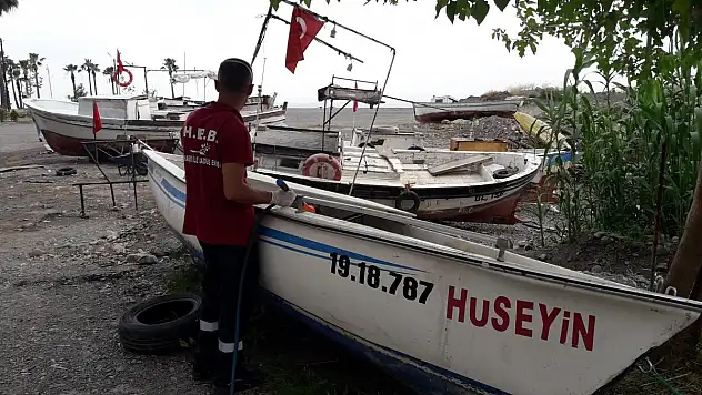 Hatay da haşere ilaçlama çalışmaları