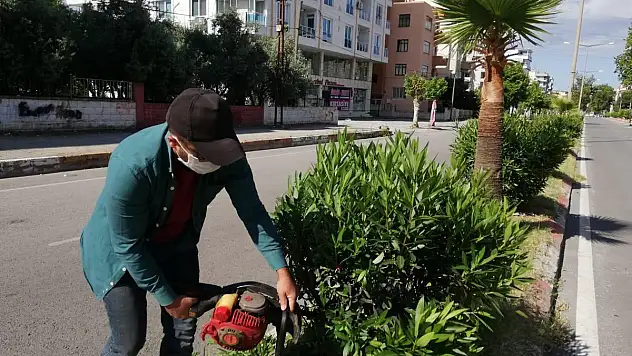 Hatay da park bahçe çalışmaları