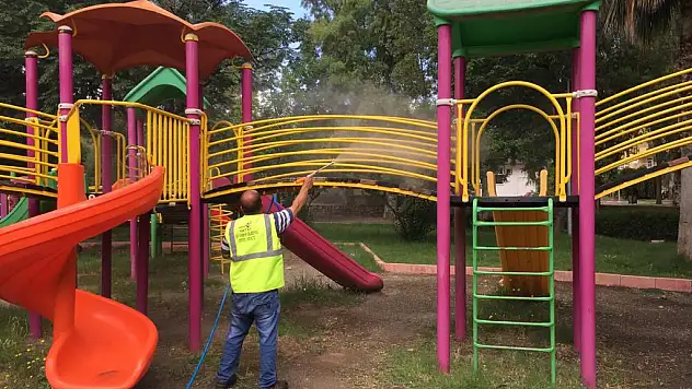 Hatay da park bahçe çalışmaları