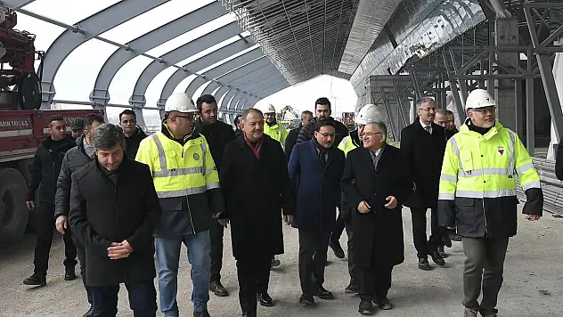 HAVALİMANI YENİ TERMİNAL BİNASI ÇALIŞMALARI DEVAM EDİYOR