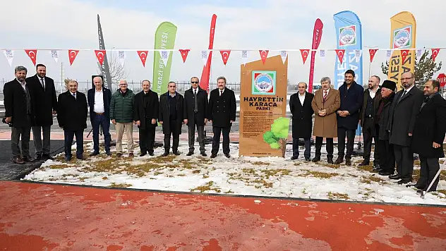 HAYRETTİN KARACA PARKI AÇILDI