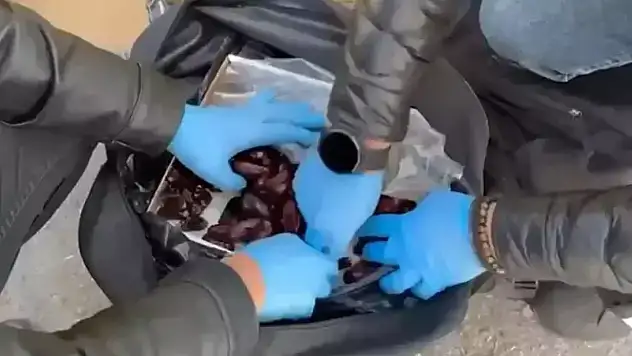 Hurma Kutusundan Uyuşturucu çıktı: 5 gözaltı
