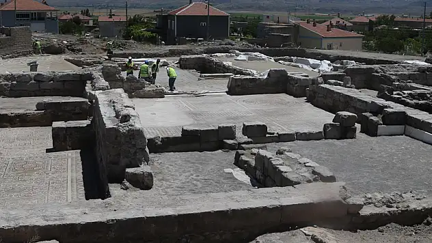 İç Anadolu'nun en büyük mozaik yapısı