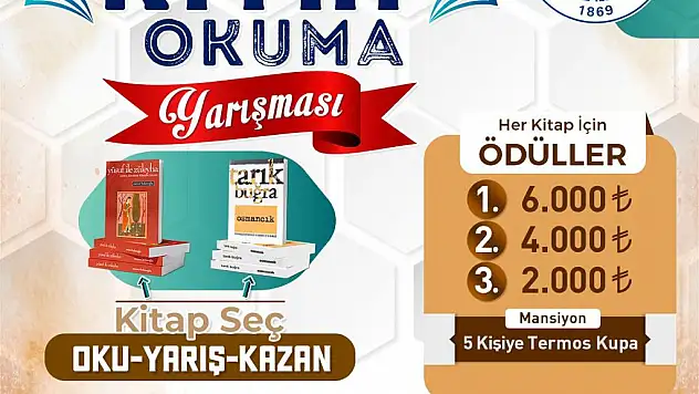 İKİ KİTAP TOPLAM 24 BİN TL ÖDÜL