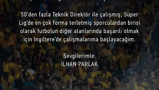 İlhan Parlak kariyerini Kayserispor'da noktaladı