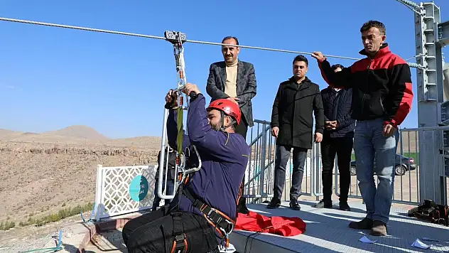 İncesu Zipline açılışa gün sayıyor