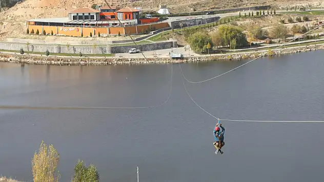 İncesu Zipline'de denemeler başladı
