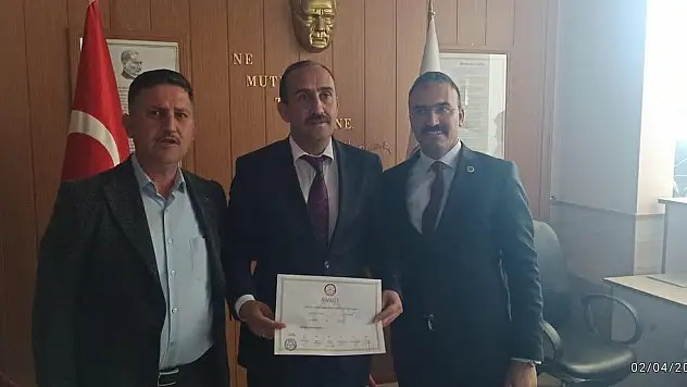 İncesu'da İlmek, mazbatasını aldı