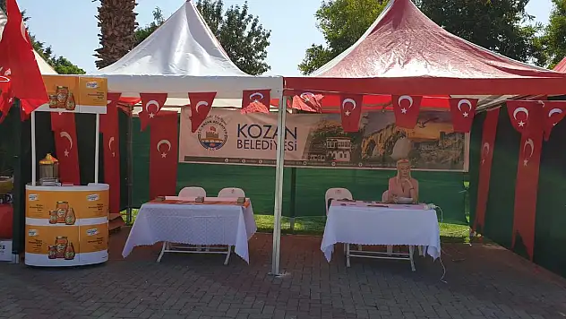 İzmir'de '2.Adana Tanıtım Festivalinde' Kozan'ı tanıttık