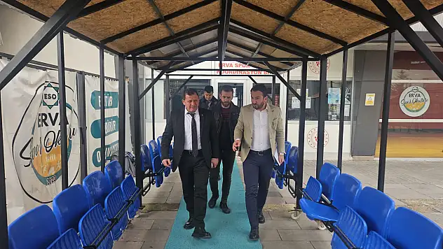 Kabakcı'dan tesislere yakın inceleme