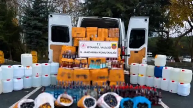 Kaçak içki operasyonu: Binlerce Litre ele geçti