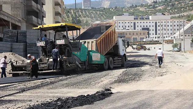 Kahramanmaraş da asfalt çalışmaları