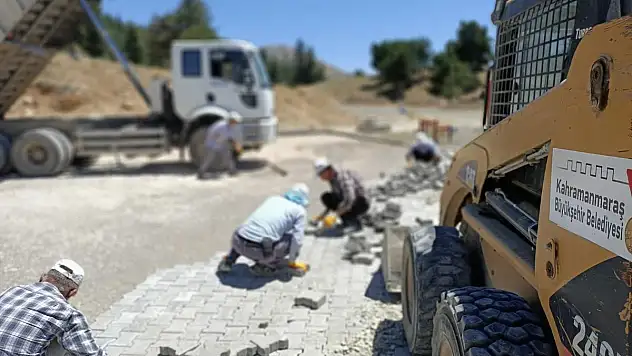 Kahramanmaraş da Kale Mahallesi parke