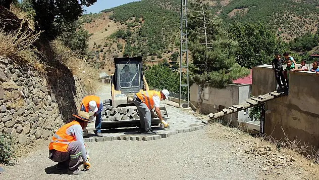 Kahramanmaraş da parke çalışmaları