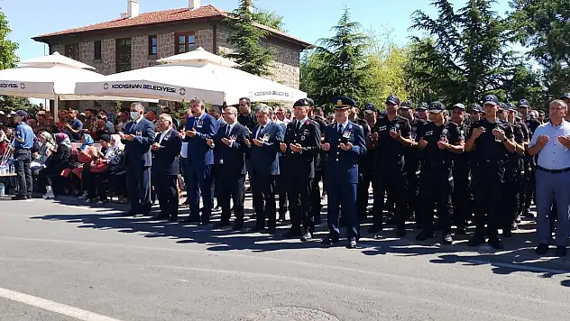 Kalp krizi sonucu hayatını kaybeden polis memuru için tören düzenlendi