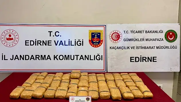 Kapıkule'de 18 kilo eroin ele geçirildi