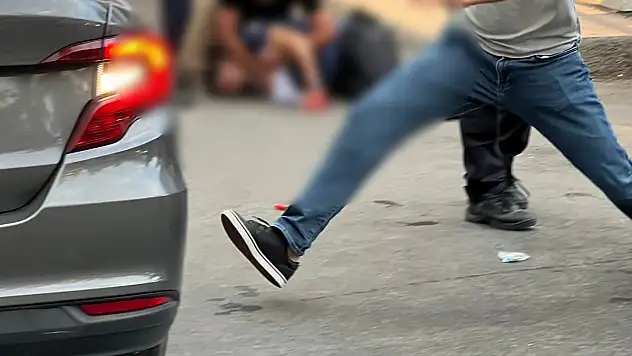 Kavga da 1 polis yaralandı