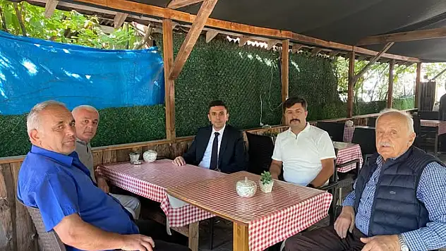 Kaymakam Karaselvi, Anahtar Parti ilçe başkanını ziyaret etti