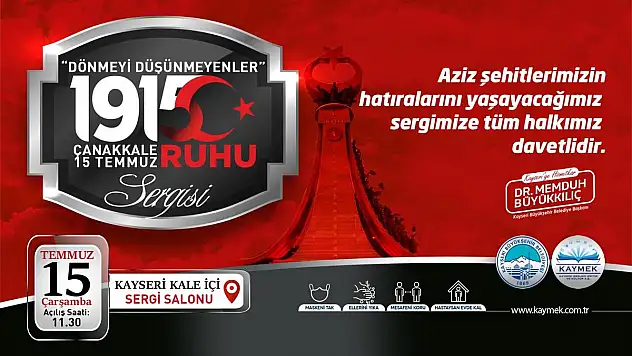 KAYMEK'TEN 15 TEMMUZ'A ÖZEL SERGİ
