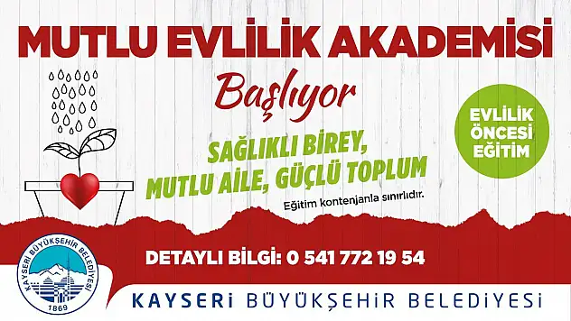 KAYMEK'TEN 7'NCİ MUTLU EVLİLİK AKADEMİSİ