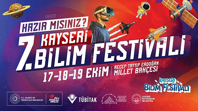 Kayseri bilim festivali başlıyor: Uzay ve teknoloji yolda