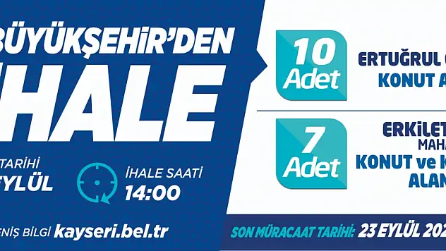 Kayseri Büyük Şehir Belediyesi İhale