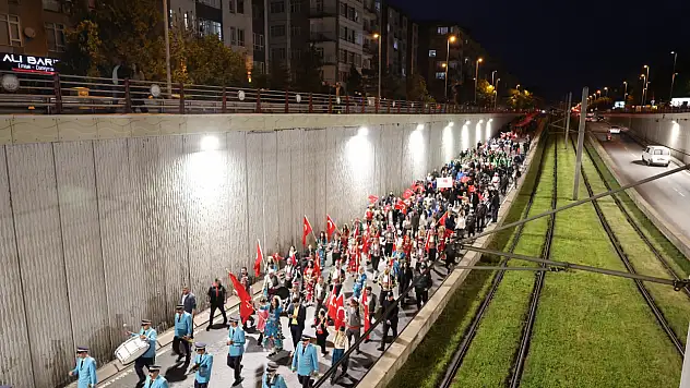 Kayseri'de 19 Mayıs Fener Alayı Coşkusu