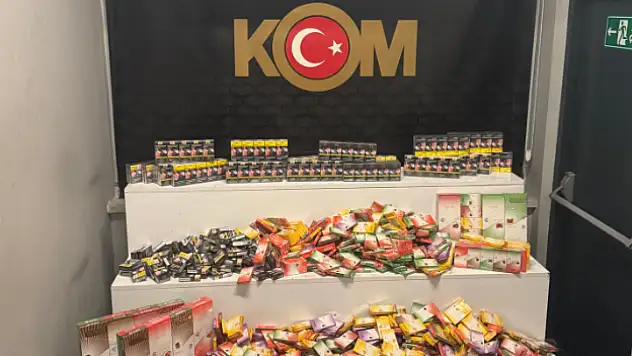 Kayseri'de 2 bin 250 paket kaçak sigara ele geçirildi