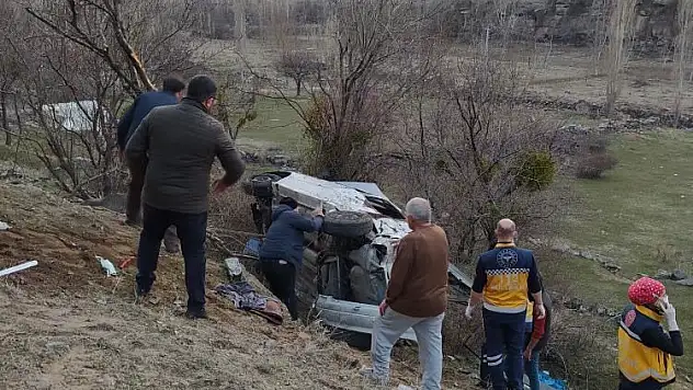 Kayseri de feci kaza