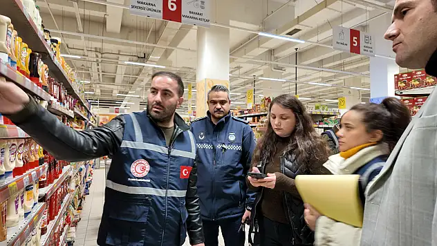 Kayseri'de fiyat etiketi ve dara denetimi