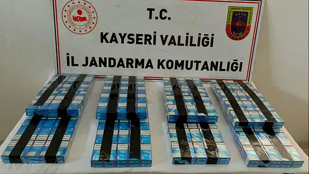 Kayseri'de kaçakçılık operasyonu