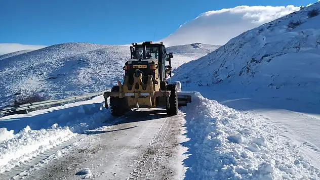 Kayseri'de Kar yağışı etkili