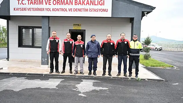 Kayseri'de Kurbanlık Sevkine Sıkı Denetim