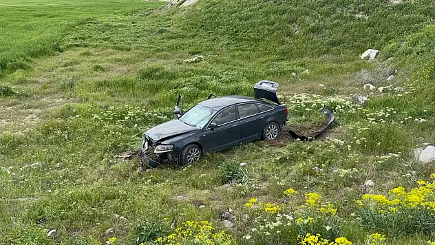 Kayseri'de Polis Kovalamacası Şarampolde Bitti