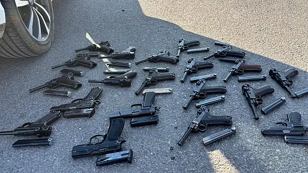 Kayseri'de Ruhsatsız Tabanca operasyonu