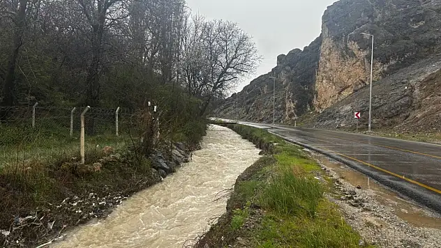 Kayseri'de sağanak yağış etkili oldu