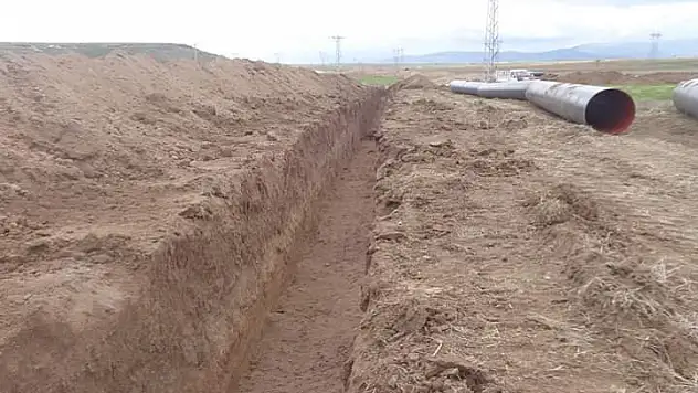 Kayseri de sulama çalışmaları