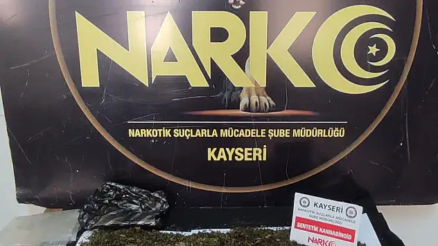 Kayseri'de uyuşturucu madde operasyonu: 2 gözaltı