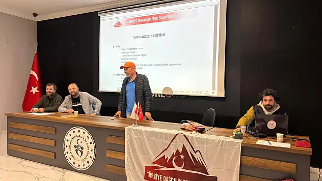Kayseri'de Yaz Dağcılık Eğitimi Tamamlandı