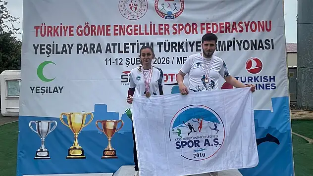 Kayseri'den paralimpik yolunda çifte şampiyonluk
