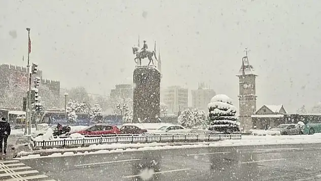 Kayseri için kuvvetli kar uyarısı