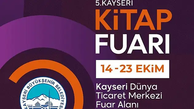 Kayseri Kitap Fuarı'na 300'den fazla yazar ve yayınevi katılıyor