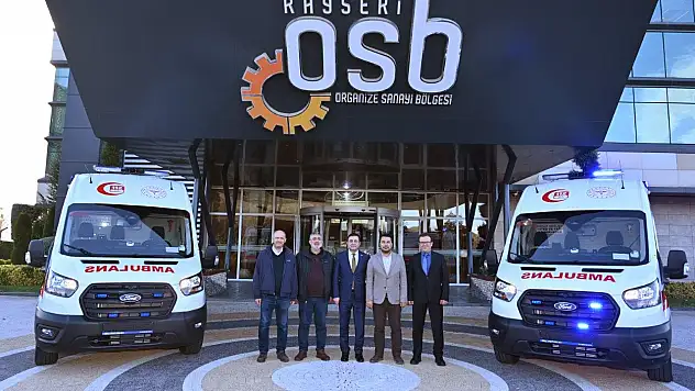 Kayseri OSB'den Sağlık müdürlüğüne 2 yeni Ambulans