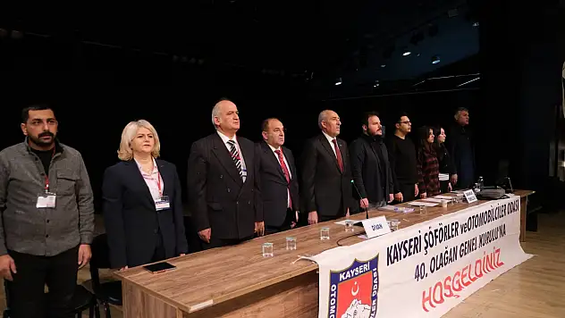 Kayseri Şoförler Odası'nın yeni başkanı Tuncay Ersoy oldu